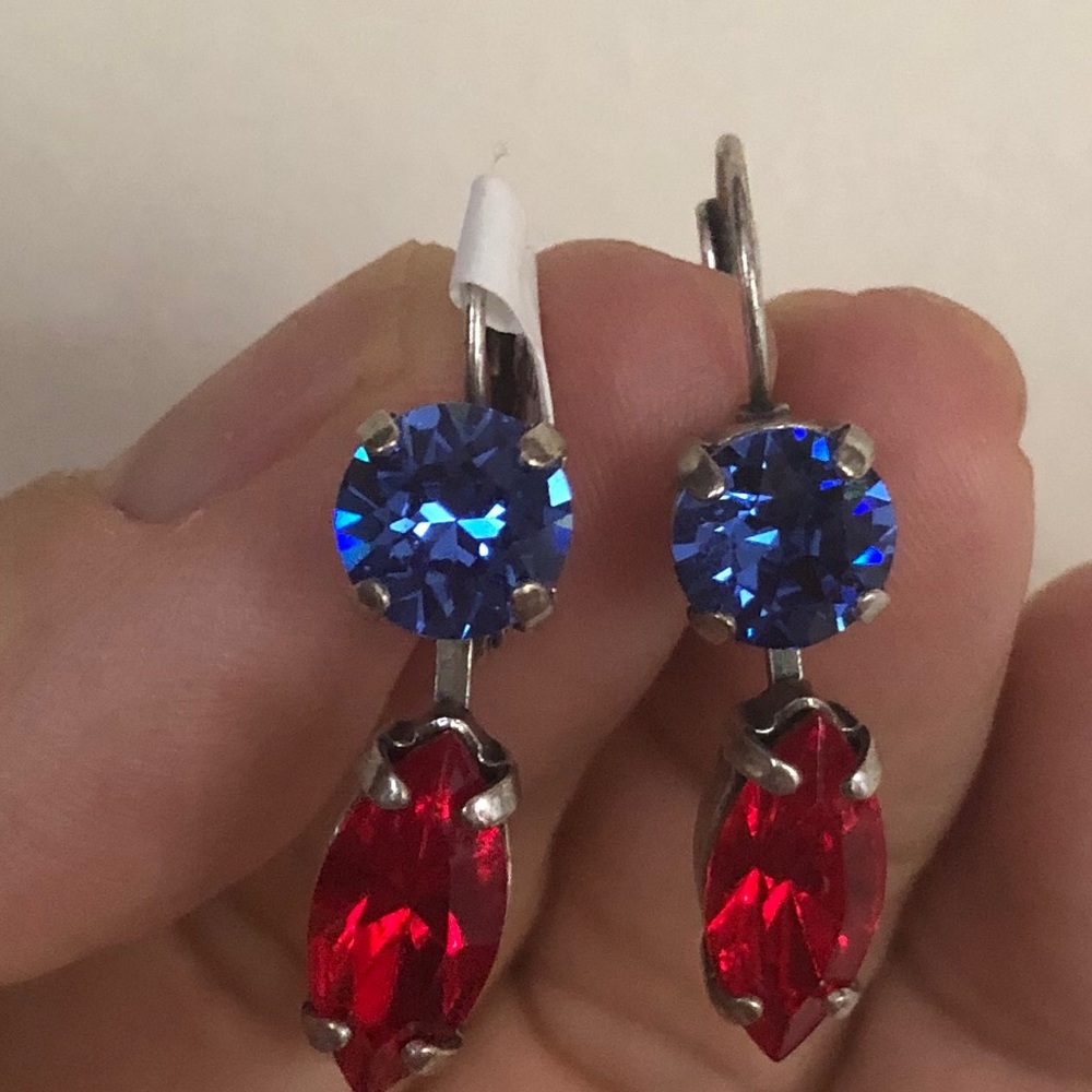 4th of July earrings